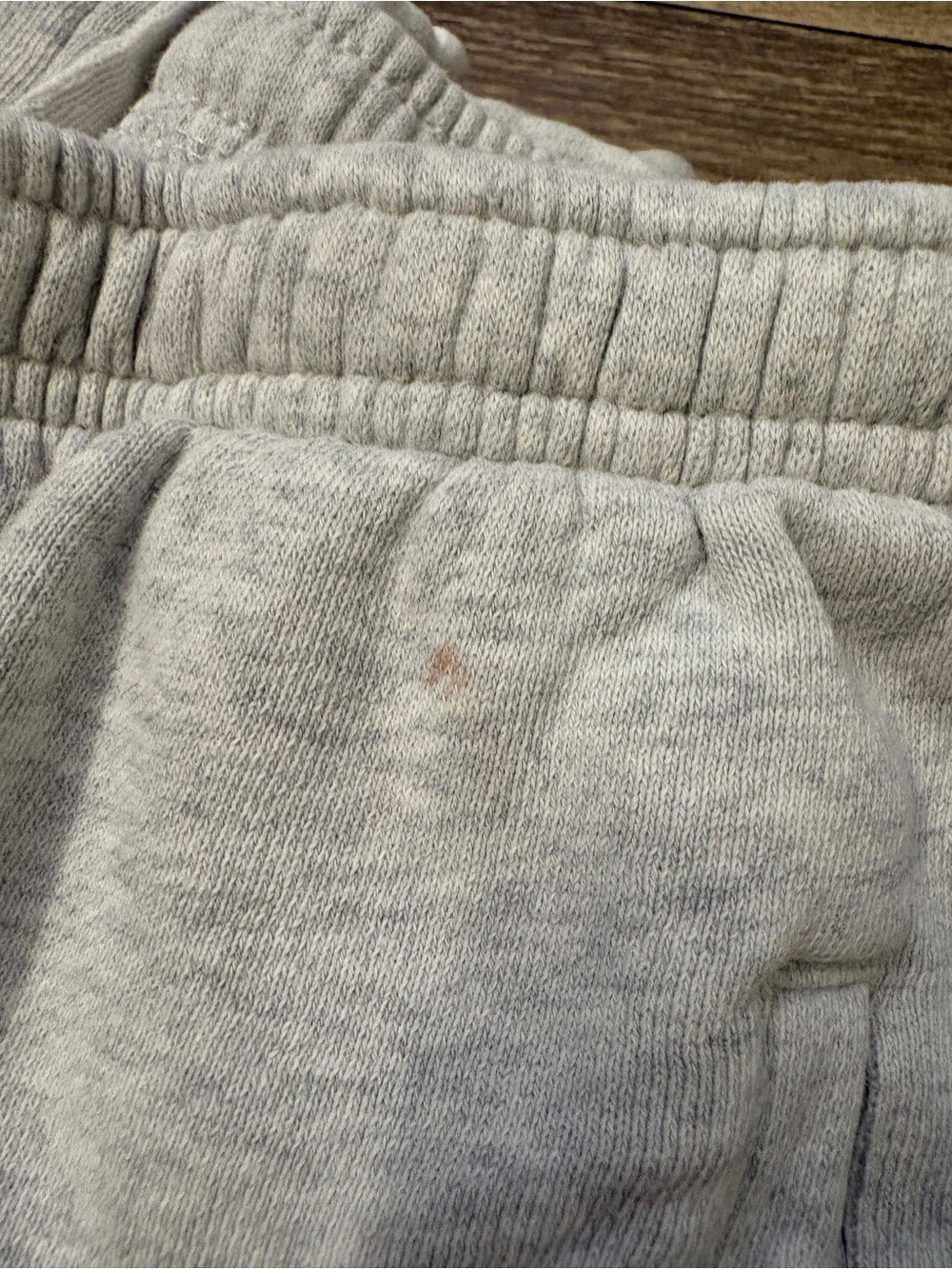 Brandy Melville Gray Navy Side Stripe Wide Leg Sweatpants - Picture 5 of 5